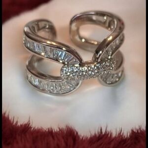 Silver Baguette Ring